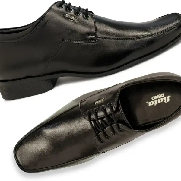 Bata-Lace Up For Men  (Black , 8)