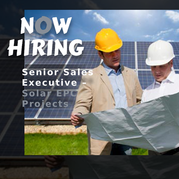 Sales Manager / Senior Sales Executive – Solar EPC Projects