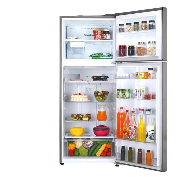 LG-446L Double Door Refrigerator with Door Cooling+ in Shiny Steel Finish