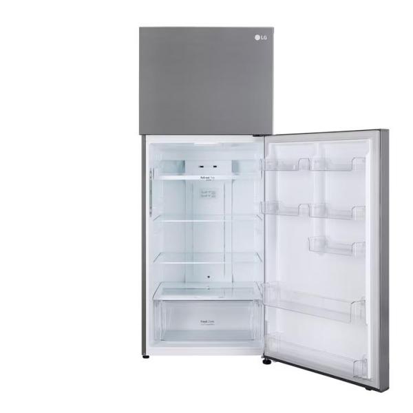 LG-446L Double Door Refrigerator with Door Cooling+ in Shiny Steel Finish