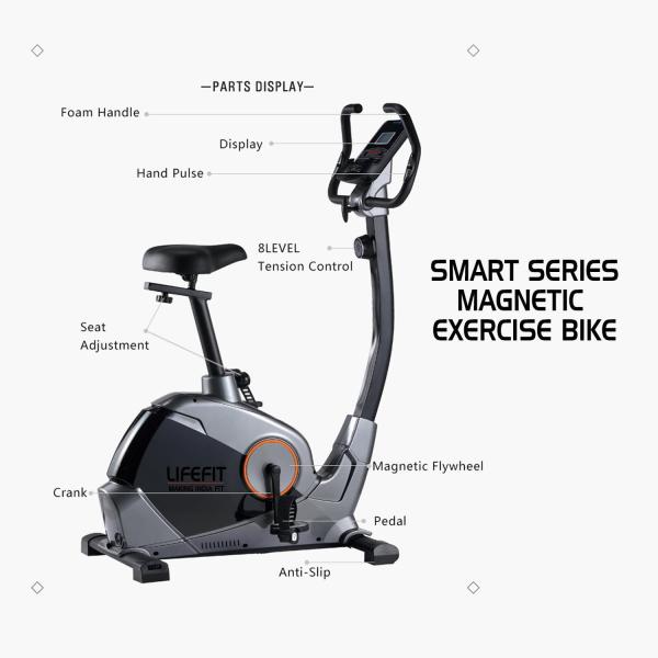 LifeFit-LF-626B Upright Bike for Home use