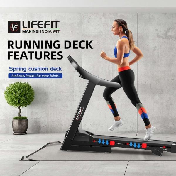 LifeFit-LF A2 Manual Incline 2.5HP-5HP Peak DC Treadmill for Home use