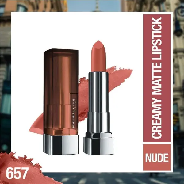 Maybelline New York Matte Lipstick, 657 Nude Nuance