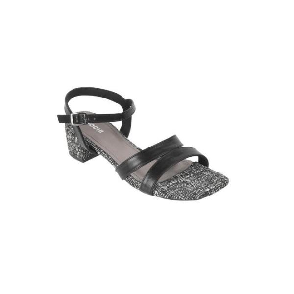 Mochi-Women Black Casual Sandals