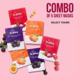 MyGlamm- K.Play Sheet Masks Pack of 5