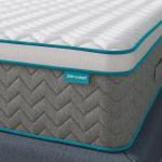 Overstock-14" Hybrid Mattress – Bamboo Charcoal Gel Memory Foam & 7-Zone Pocket Coil Support, Medium Firm, 100-Night Trial