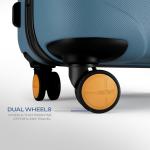 Safari-Crescent 8 Wheels Set of 3 (Cabin + Medium + Large) Trolley Bags