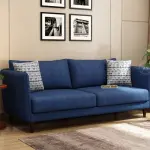 WoodenStreet-Apolo 3 Seater Living Room Sofa with 2 Lounge Chairs