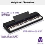 Yamaha-P-S500 Digital Piano With 88 Keys (Adaptor Included)