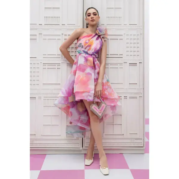 ZABELLA-Valentina Asymmetric Dress