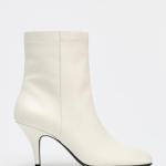 ZARA-LEATHER ANKLE BOOTS WITH TOPSTITCHING