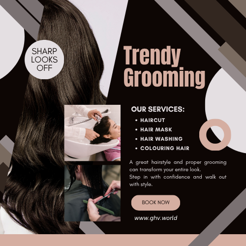 Professional Hair Styling & Grooming Services at Home
