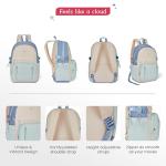 Genie Lit Casual Backpack For Girls|17 Inch-18 Litres With laptop Compartment, Back pocket, Side Pockets with Padded Shoulders