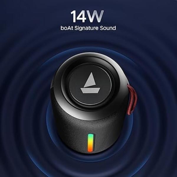 boAt Stone 352 Pro/Stone 358 Pro w/ 14W Signature Sound, Up to 12 Hours Playback, RGB LEDs, TWS Feature