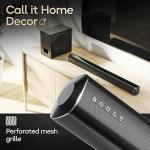 Boult Newly Launched Bassbox X60 2.1 Channel Soundbar with 60W Output, BoomX Dual Dynamic Drivers