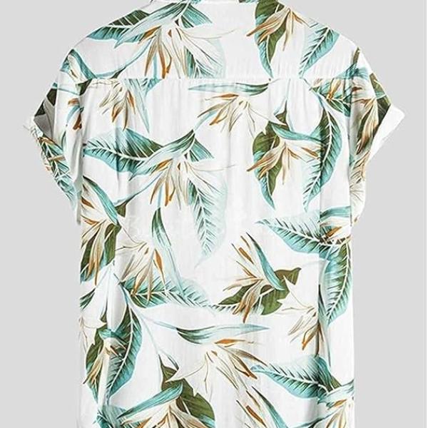 Men's Casual Cotton Shirt – Button Down Summer Shirt's for Men | Lightweight Textured Fabric