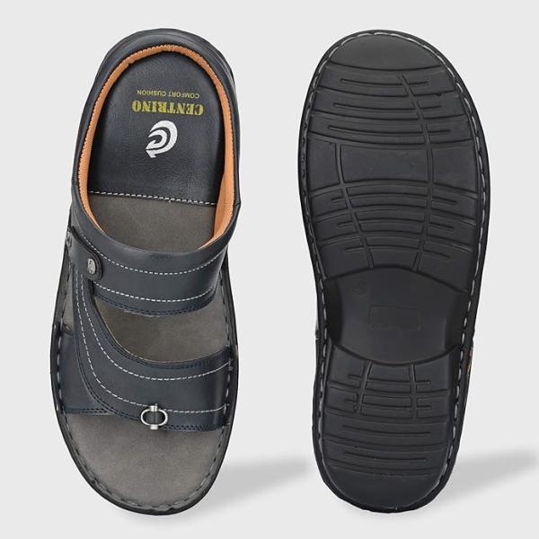 Centrino Men's Flip-Flops,Classical Thong Lightweight Quick-Dry, Heavy Density for Arch Support Comfort, Hand Stitched Chappal