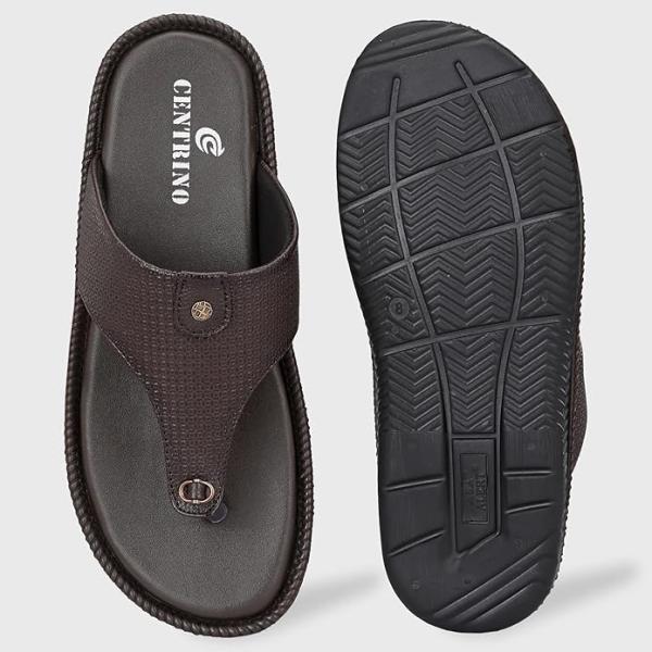 Centrino Men's Flip-Flop Slippers | Luxurious Comfort for Every Step | Slip-On Ease, Classie Design | Perfect for Beach Days, Poolside Lounging, and Casual Wear