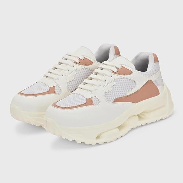 Centrino Women Sneaker | Cushioned Insole for Comfort | Stylish Lace-Up Design | Perfect for Casual Outfit for Girl