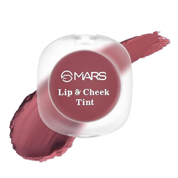 MARS Lip & Cheek Tint for Bold Pop (2.8 gm) (04-Protect Your Energy) | Demi Matte Finish | Dual Function | Buildable High Pigmentation | Long-Lasting Color | Weightless Wear
