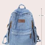 ZAINTO Denim Backpacks for men and women Stylish Outdoor Travel bag