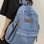 ZAINTO Denim Backpacks for men and women Stylish Outdoor Travel bag