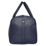Fur Jaden Eco Friendly Vegan Leather Sustainable and Durable Cabin Duffle Bag 35L Travel Weekender Holiday and Gym Bag (Navy)