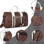 Half Moon 35L Travel Duffle | Stylish & Spacious Weekender Premium Vegan Leather Duffle Bag for Travel for Men and Women