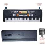 61 Keys Electronic Piano Keyboard for Beginners with LED Display & Mic | Portable Digital Music Keyboard with Multiple Tones