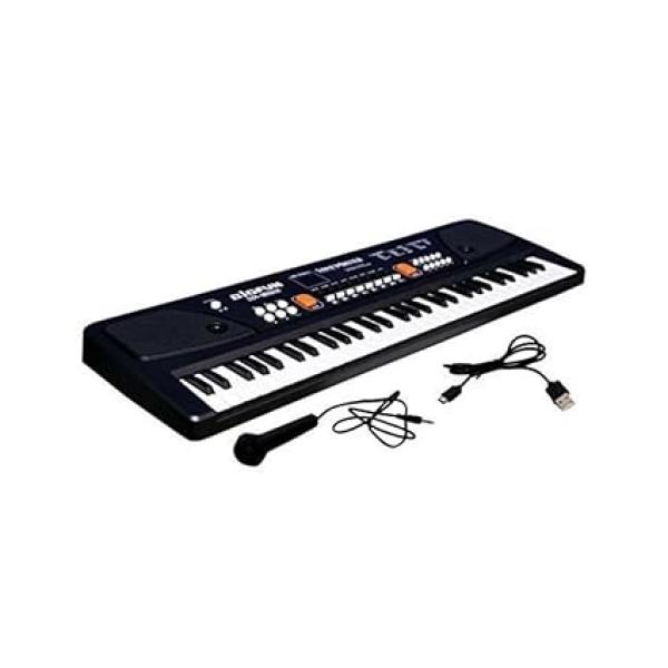 61 Keys Electronic Piano Keyboard for Beginners with LED Display & Mic | Portable Digital Music Keyboard with Multiple Tones