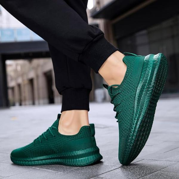 Men's Shoes Running Walking Sneakers Casual Tennis Slip on Shoes Lightweight Breathable Fashion Comfortable Workout Athletic for Shoes Gym Sport