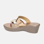 Marc Loire Women Round Toe Wedge Heel Sandal for Casual Wear