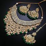 Shining Diva Fashion Latest Stylish Choker Traditional Pearl Kundan Necklace Jewellery Set for Women