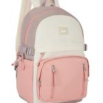 Genie LIT Backpack for Women & Girls with 14" laptop compartment| College bag for Women & Girls| 6 zips with Secret Pocket