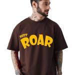 Men's Cottonblend Oversized Half Sleeve Round Neck Regular Fit T-shirt