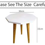 UHUD Crafts Beautiful Antique Wooden Fold-able Side Table