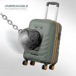 Safari Crescent 8 Wheels 56cm Small Cabin Trolley Bag Hard Case Polycarbonate 360 Degree Wheeling System Luggage