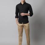 Men's Slim Fit Mid Rise Trouser