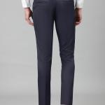 Men's Solid Ankle Length Flat Front Straight Slim Fit Casual Skinny Stretch Chinos Dress Business Pant