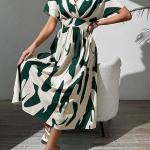 Leriya Fashion Printed Maxi Dress for Women – Trendy Long One Piece Summer Outfit